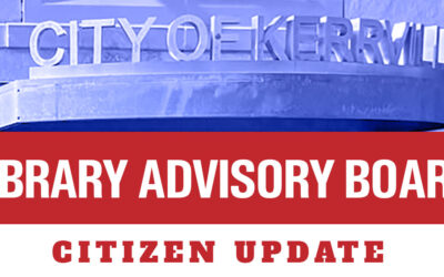 UPDATE: Kerrville Library Advisory Board meeting