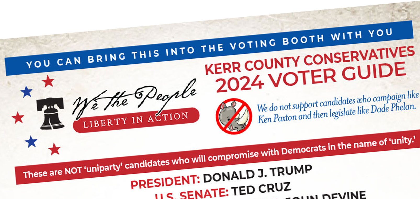 2024 Primary Election Voter Guide We the People Liberty In Action