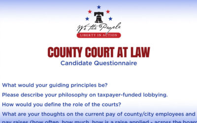 Candidates for County Court at Law Judge